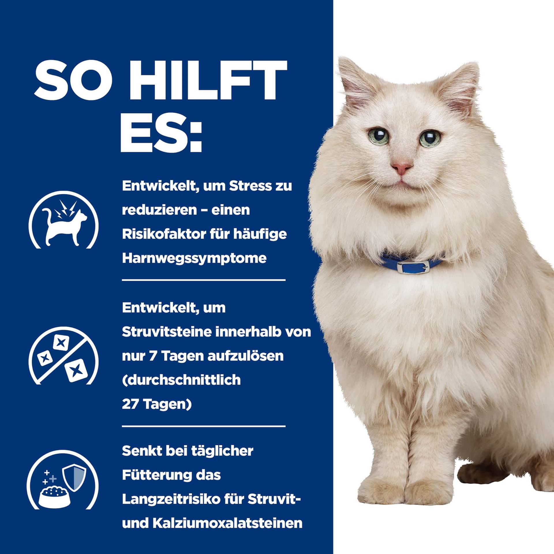 Katze Prescription Diet Urinary Care c/d Multicare Stress Huhn