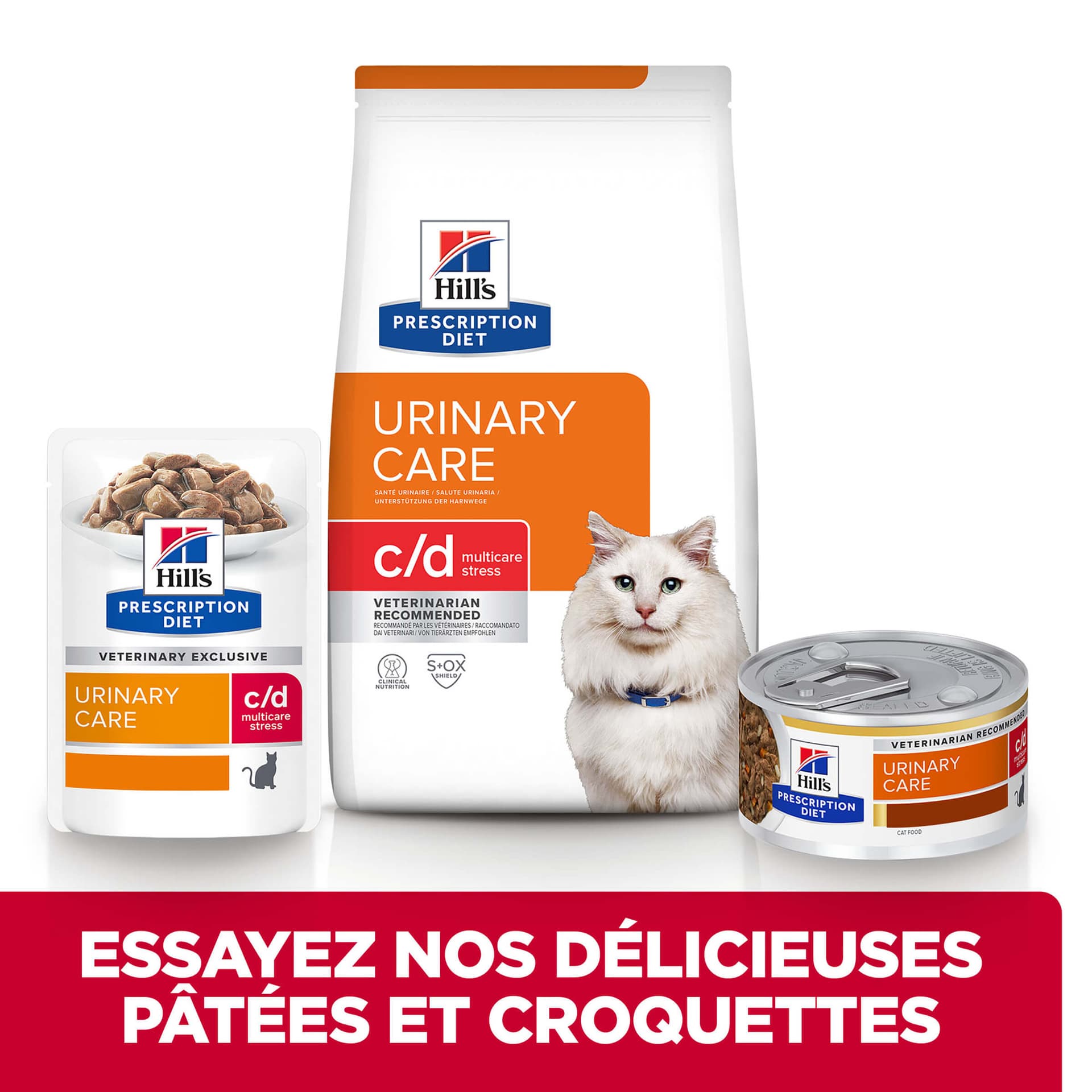 Katze Prescription Diet Urinary Care c/d Multicare Stress Huhn