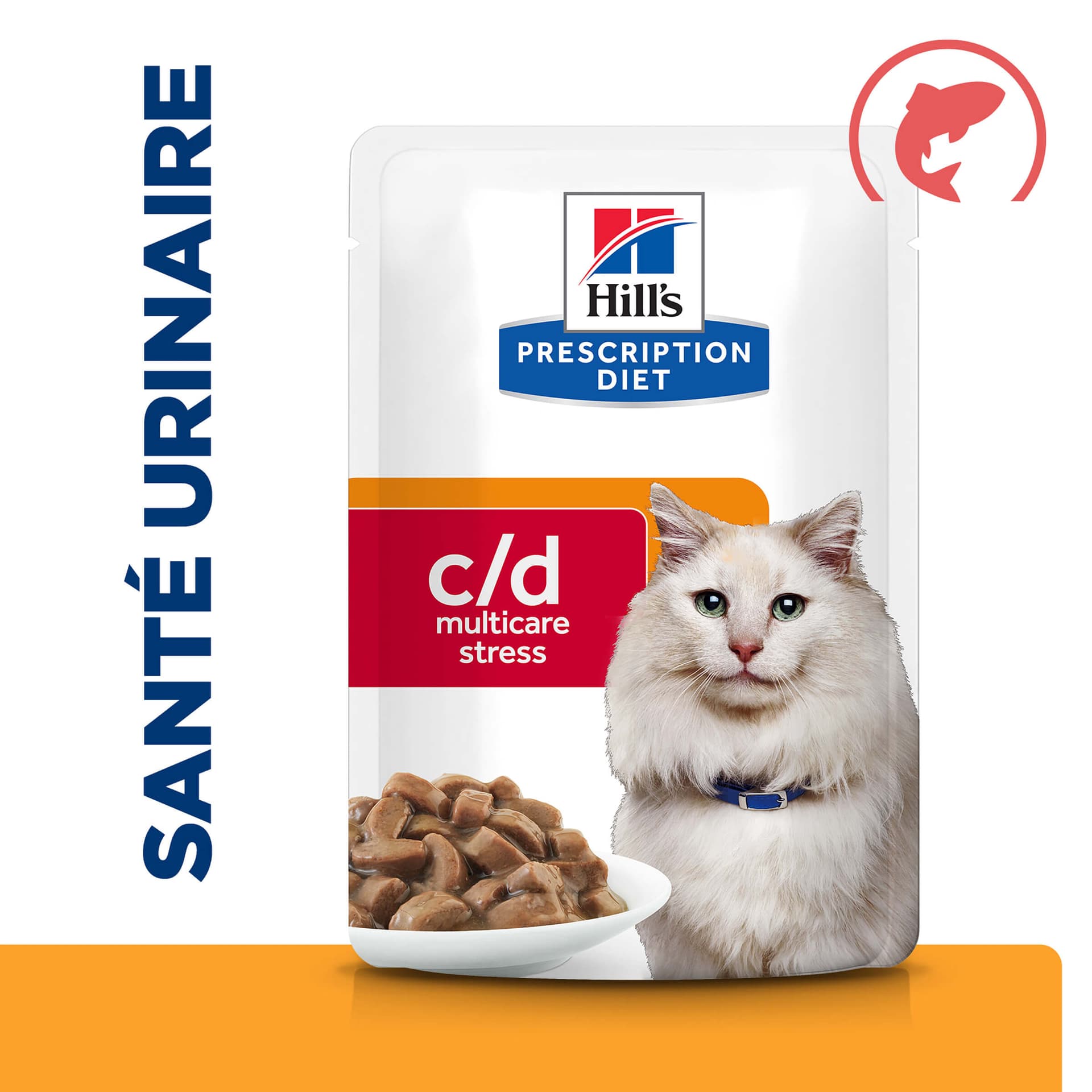 Katze Prescription Diet Urinary Care c/d Multicare Stress Lachs