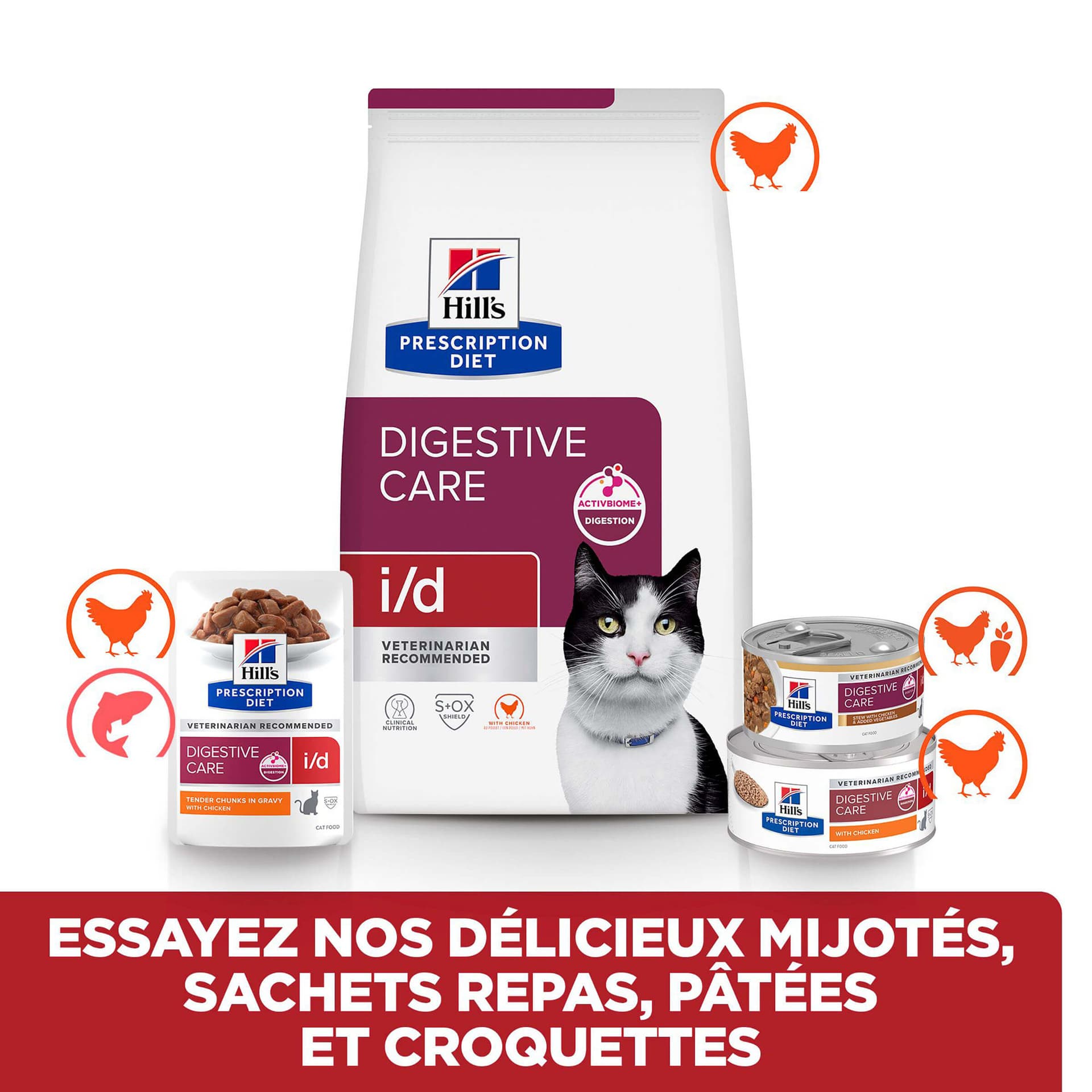 Katze Prescription Diet i/d Digestive Care Huhn & Gemüse