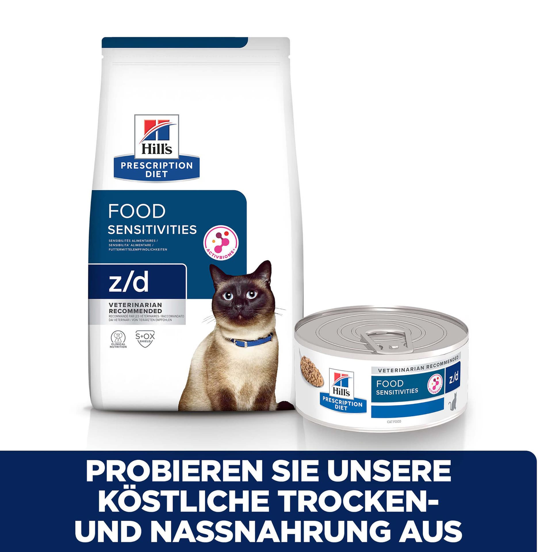 Katze Prescription Diet z/d Food Sensitivities