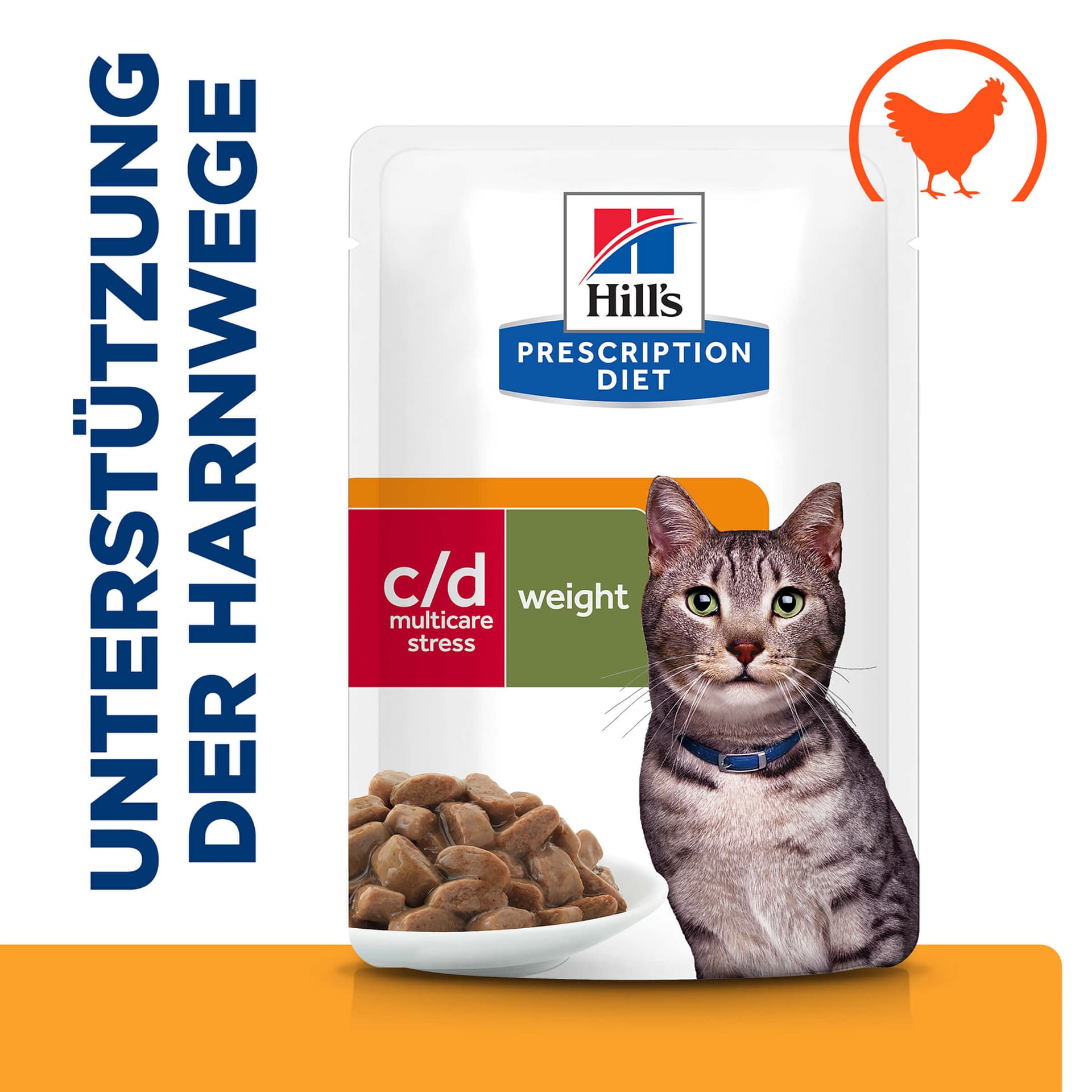 Katze Prescription Diet c/d Urinary & Metabolic Huhn