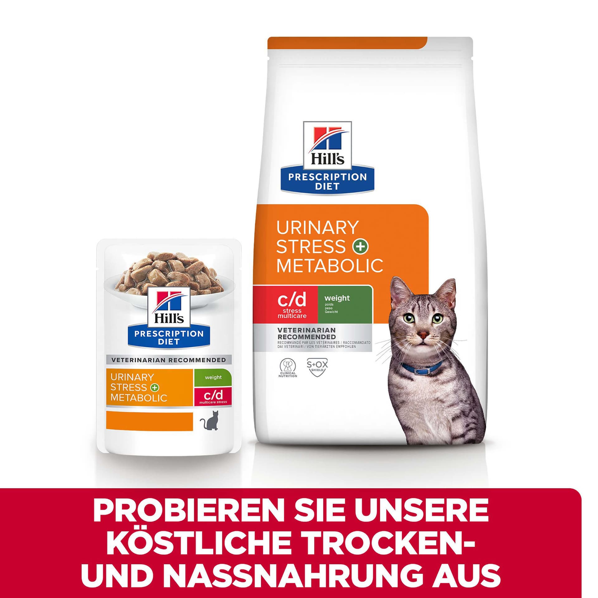 Katze Prescription Diet c/d Urinary & Metabolic Huhn