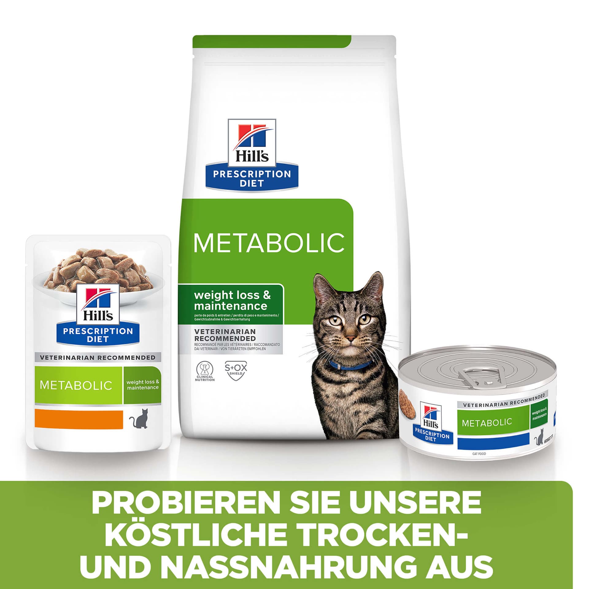 Katze Prescription Diet Metabolic Huhn im Beutel