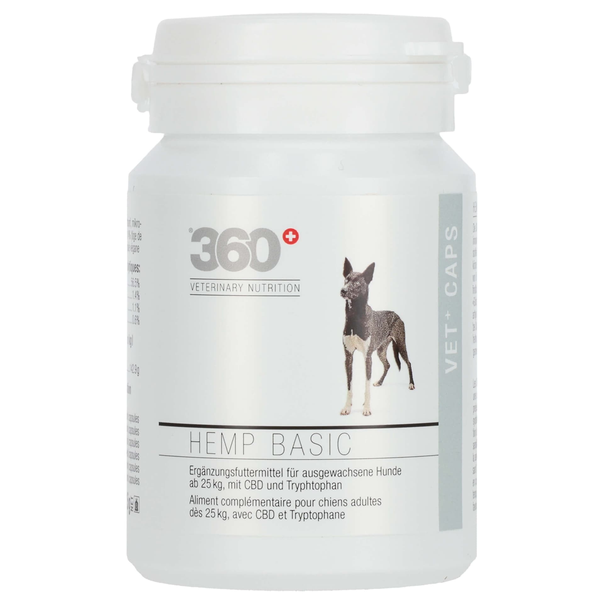 Veterinary Nutrition Dog VET+ CAPS Hemp Basic