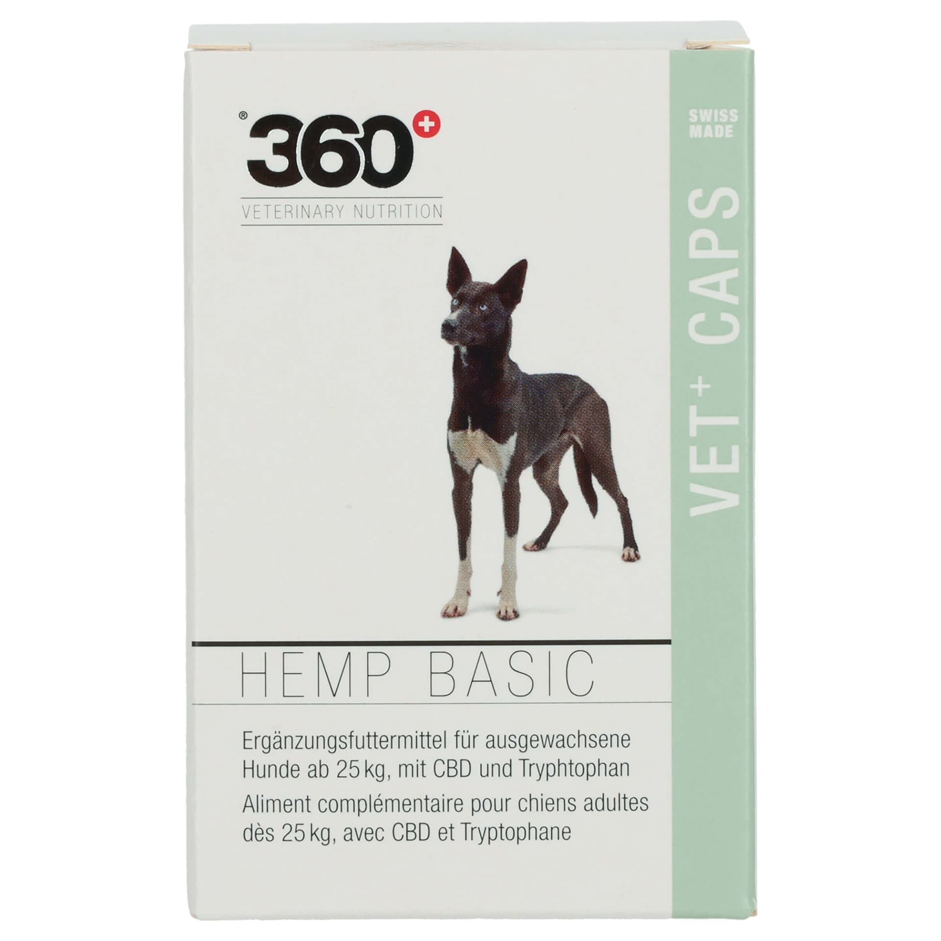 Veterinary Nutrition Dog VET+ CAPS Hemp Basic