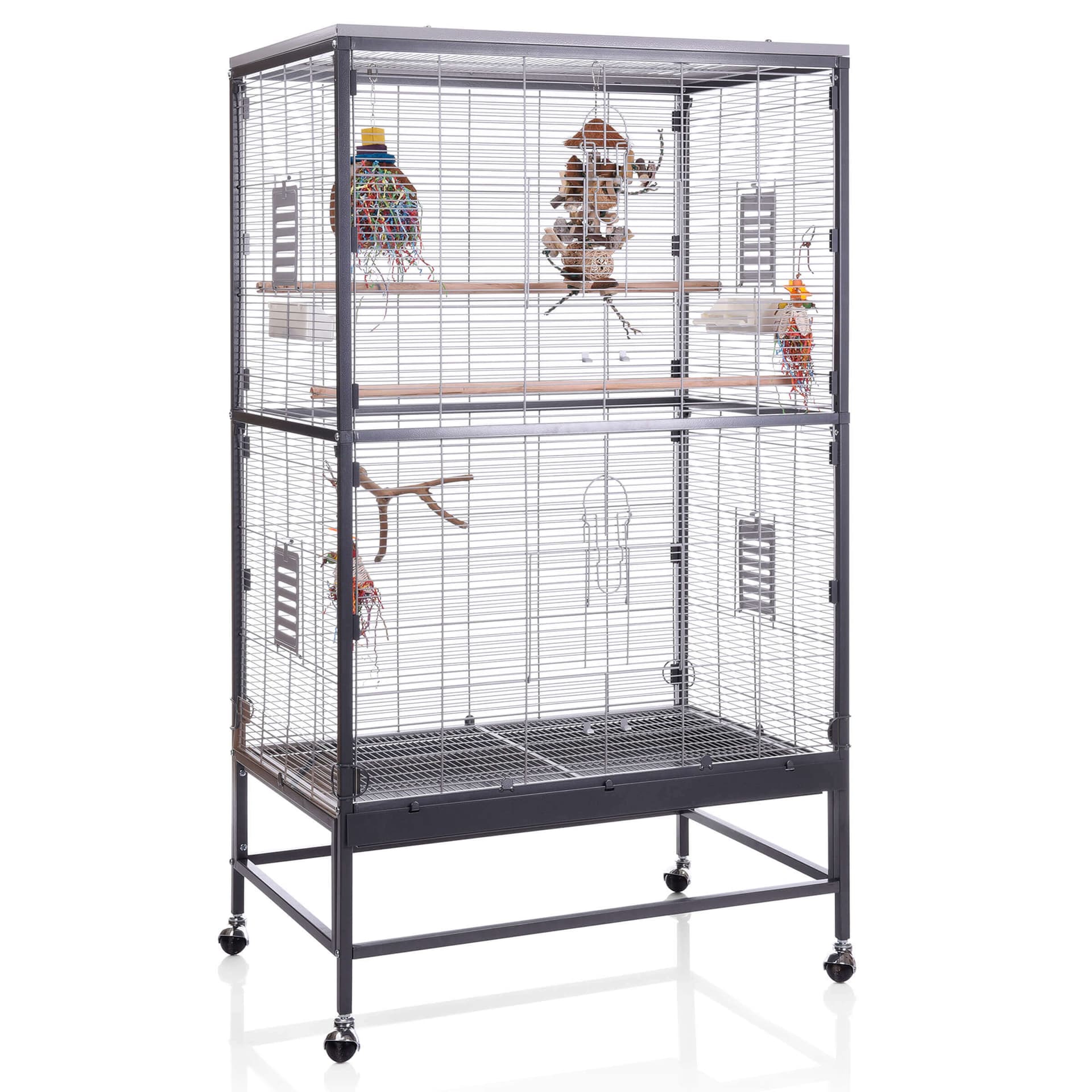 Vogelvoliere Villa Casa 90 - Antik/Platinum