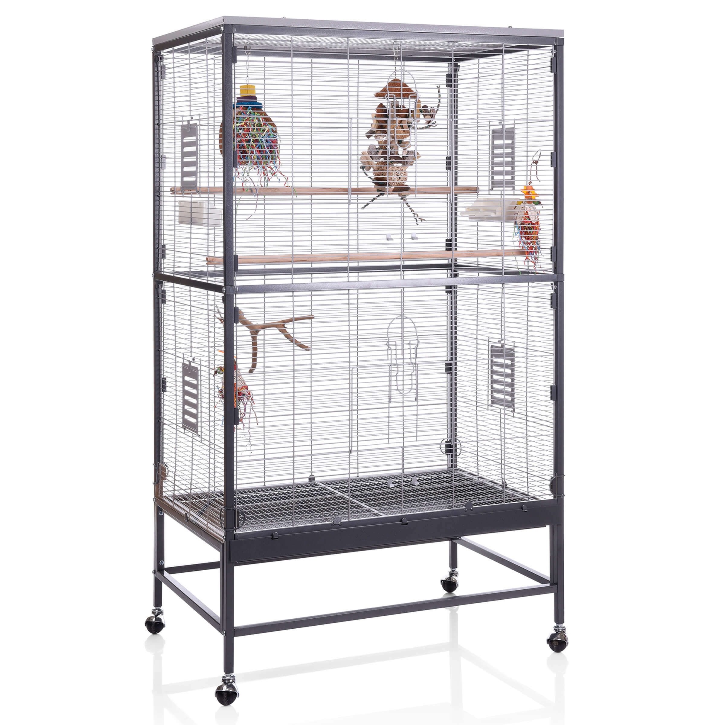 Vogelvoliere Villa Casa 90 - Antik/Platinum