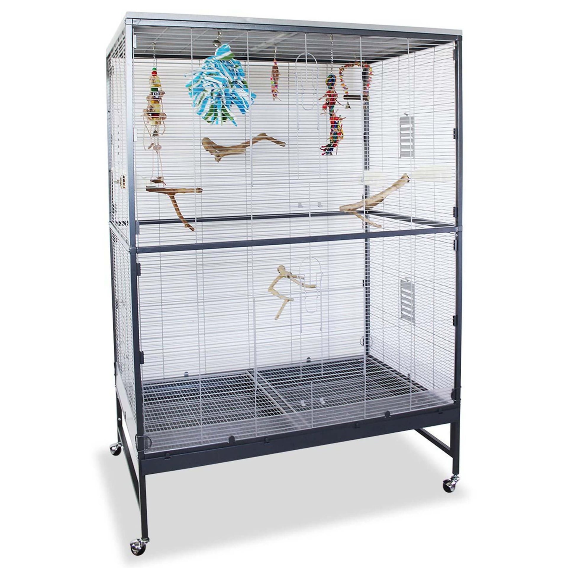 Vogelvoliere Villa Casa 120 Antik/Platinum