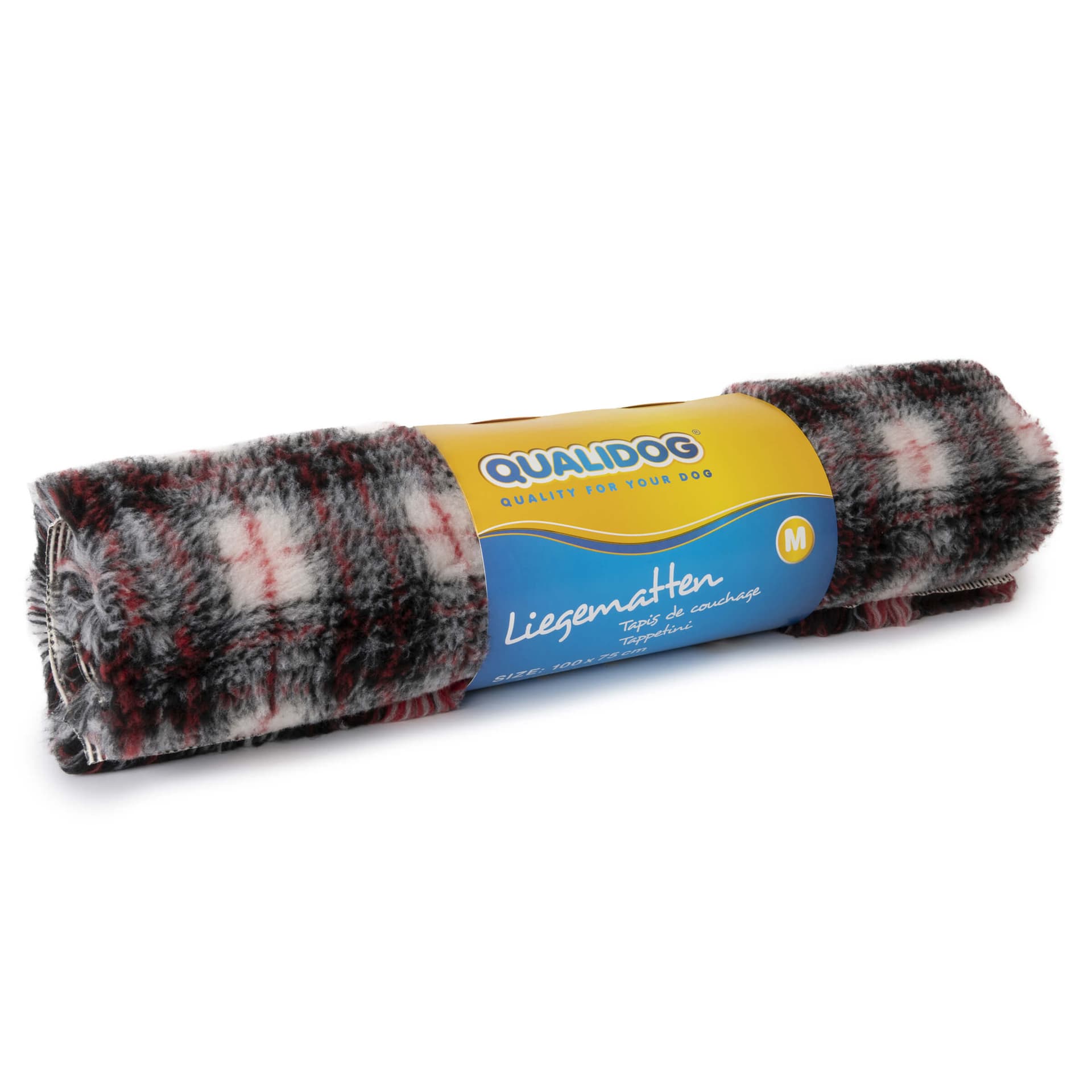 QUALIDOG Liegematte Anti-Slip Tartan