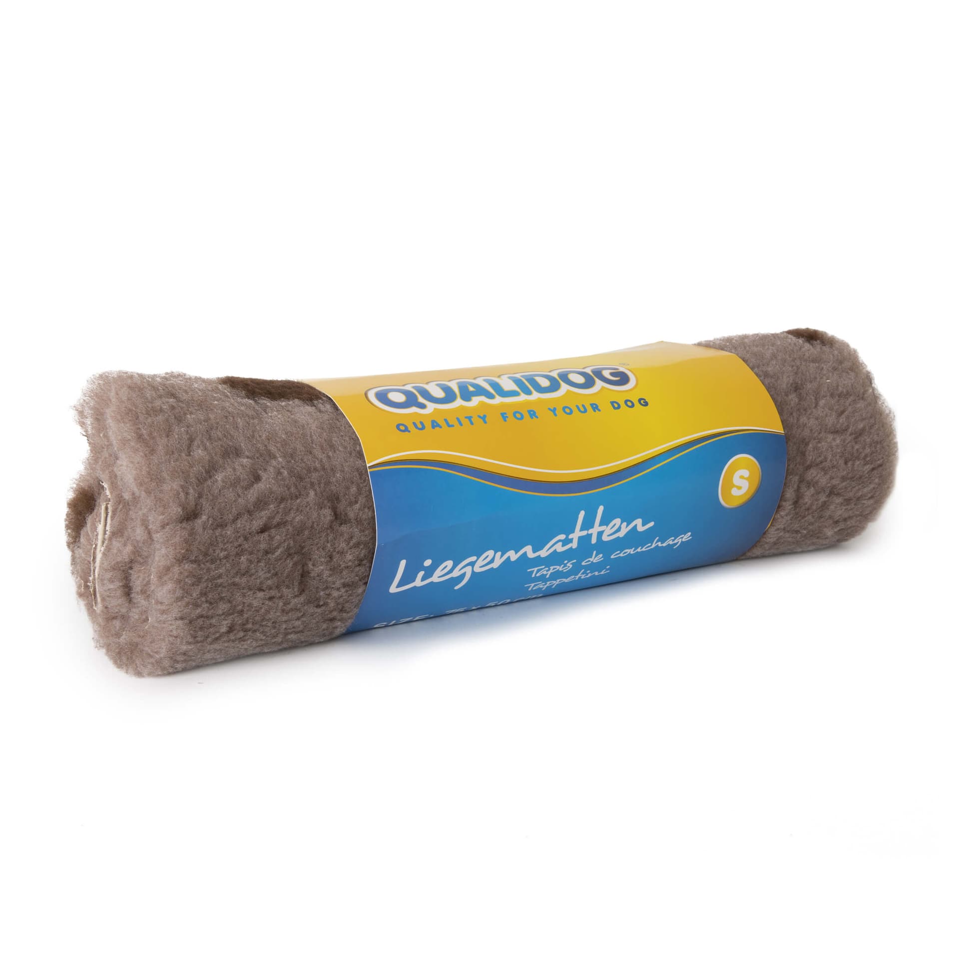 QUALIDOG Liegematte Anti-Slip Mink & Knochen mit Pfoten