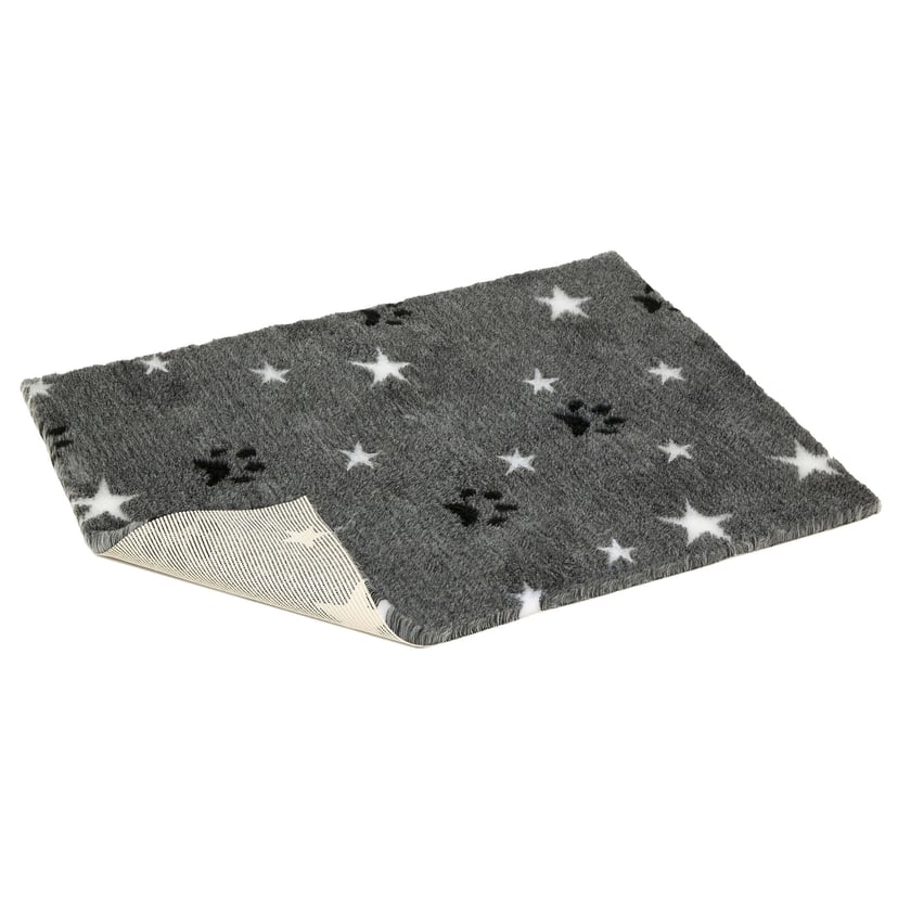 QUALIDOG Liegematte Anti-Slip Sterne & Pfoten