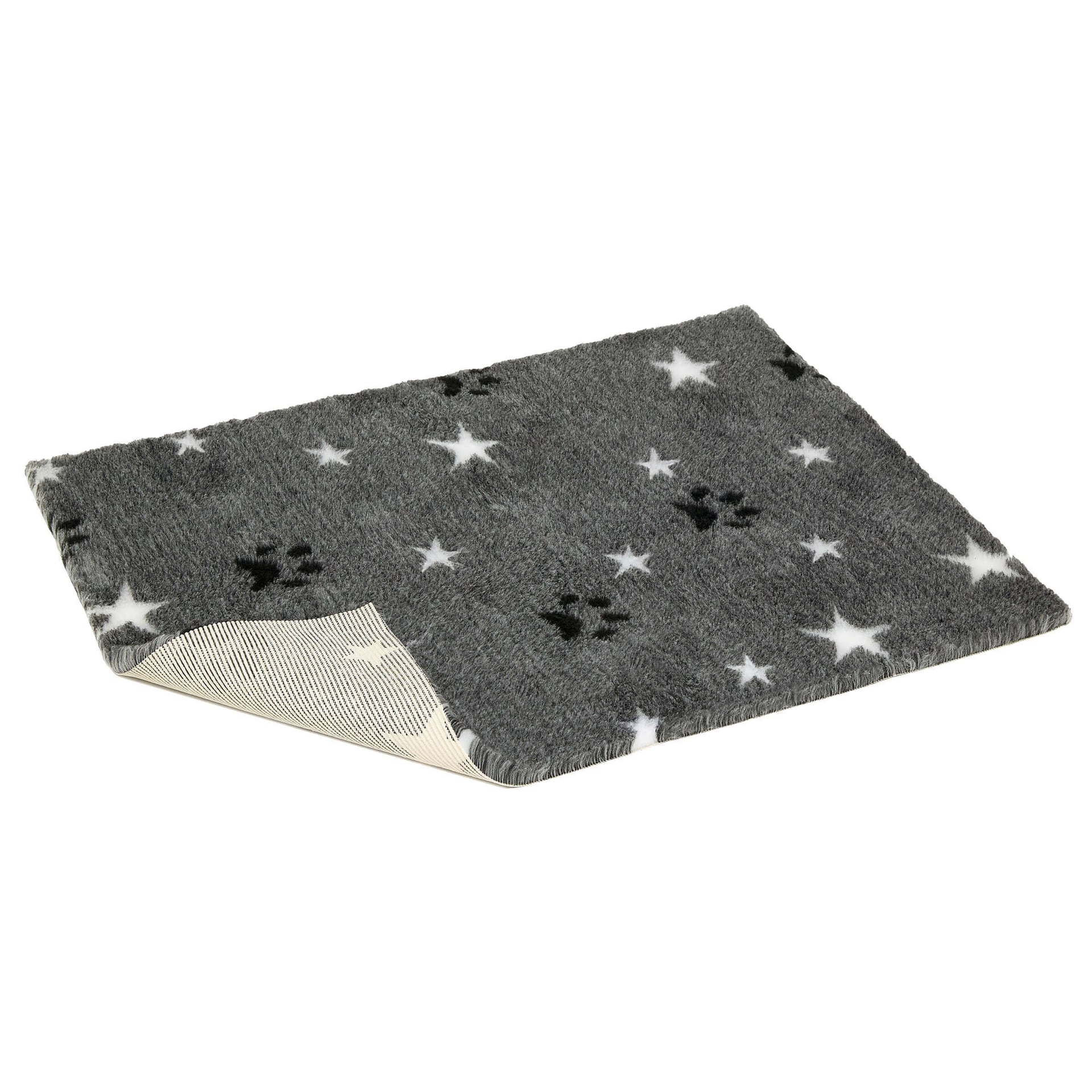 QUALIDOG Liegematte Anti-Slip Sterne & Pfoten