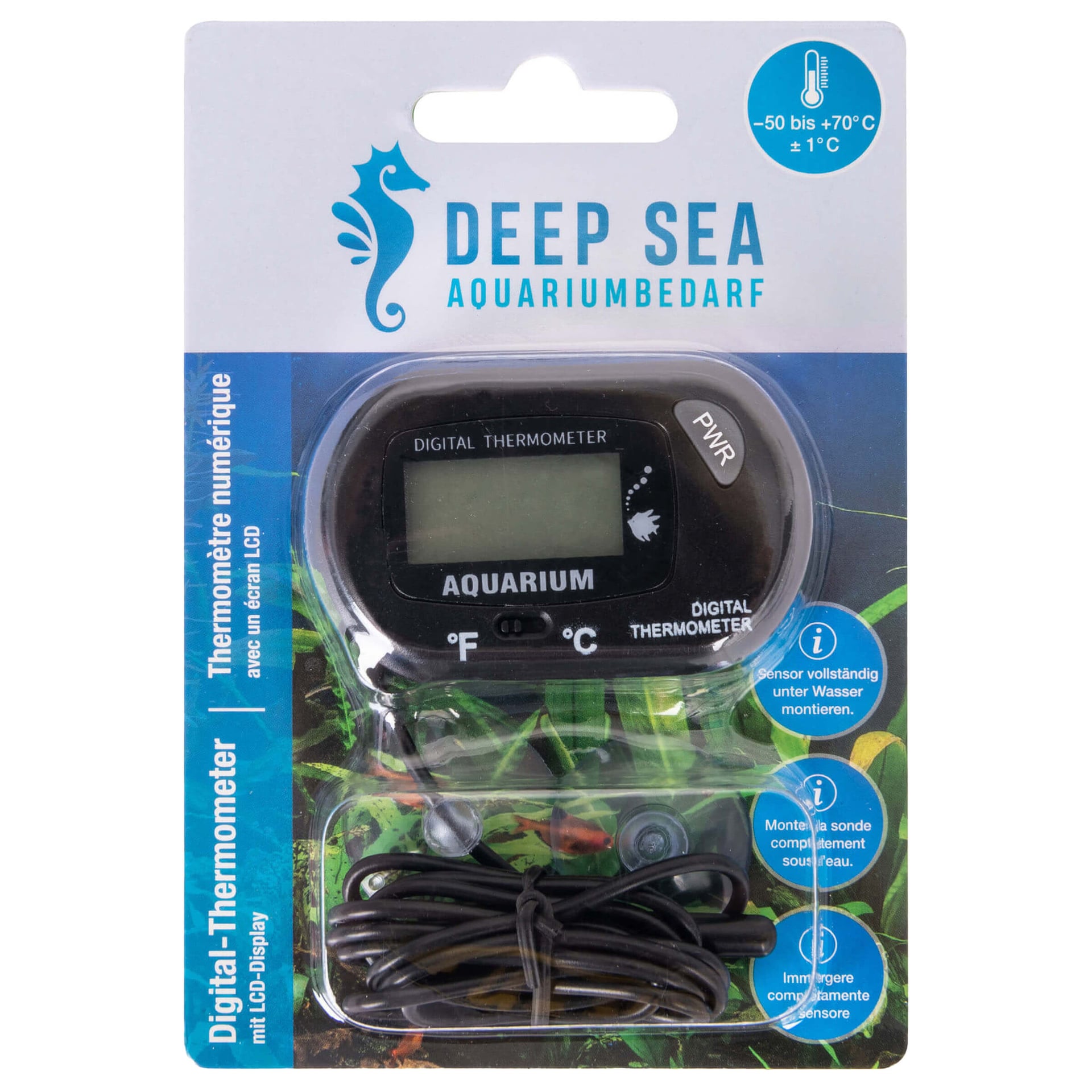 Digital-Thermometer mit LCD-Display
