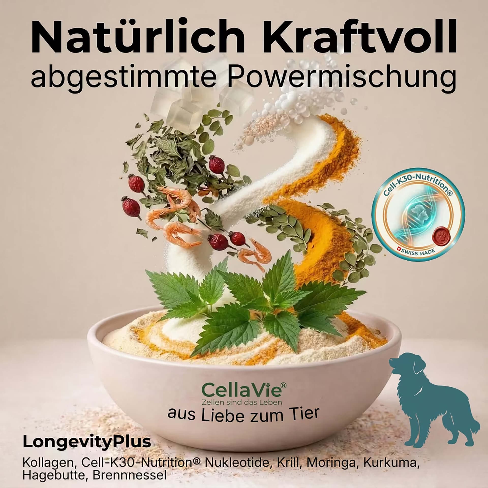 LongevityPlus Pulver für Hunde