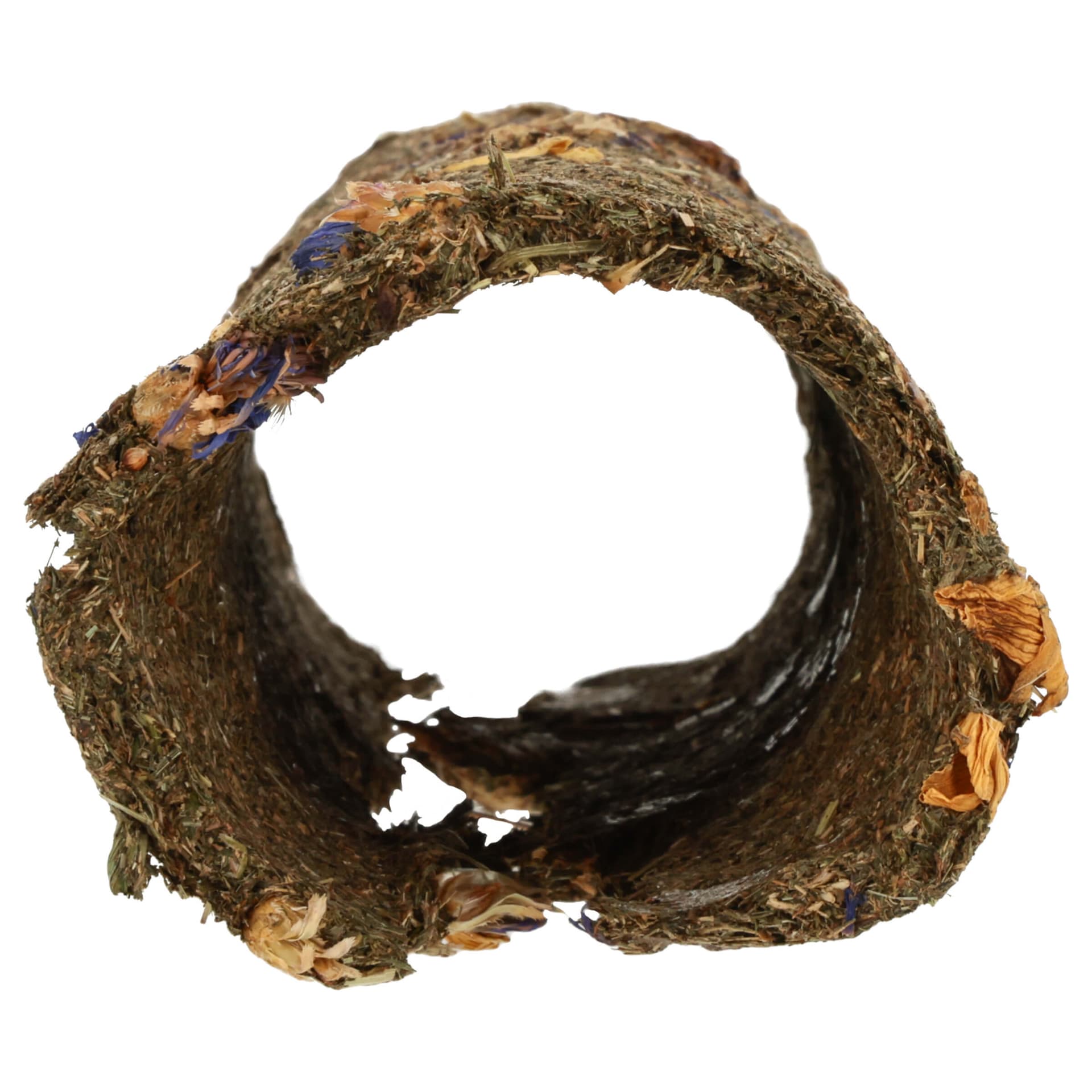 Snack-Höhle aus Heu & Kornblume