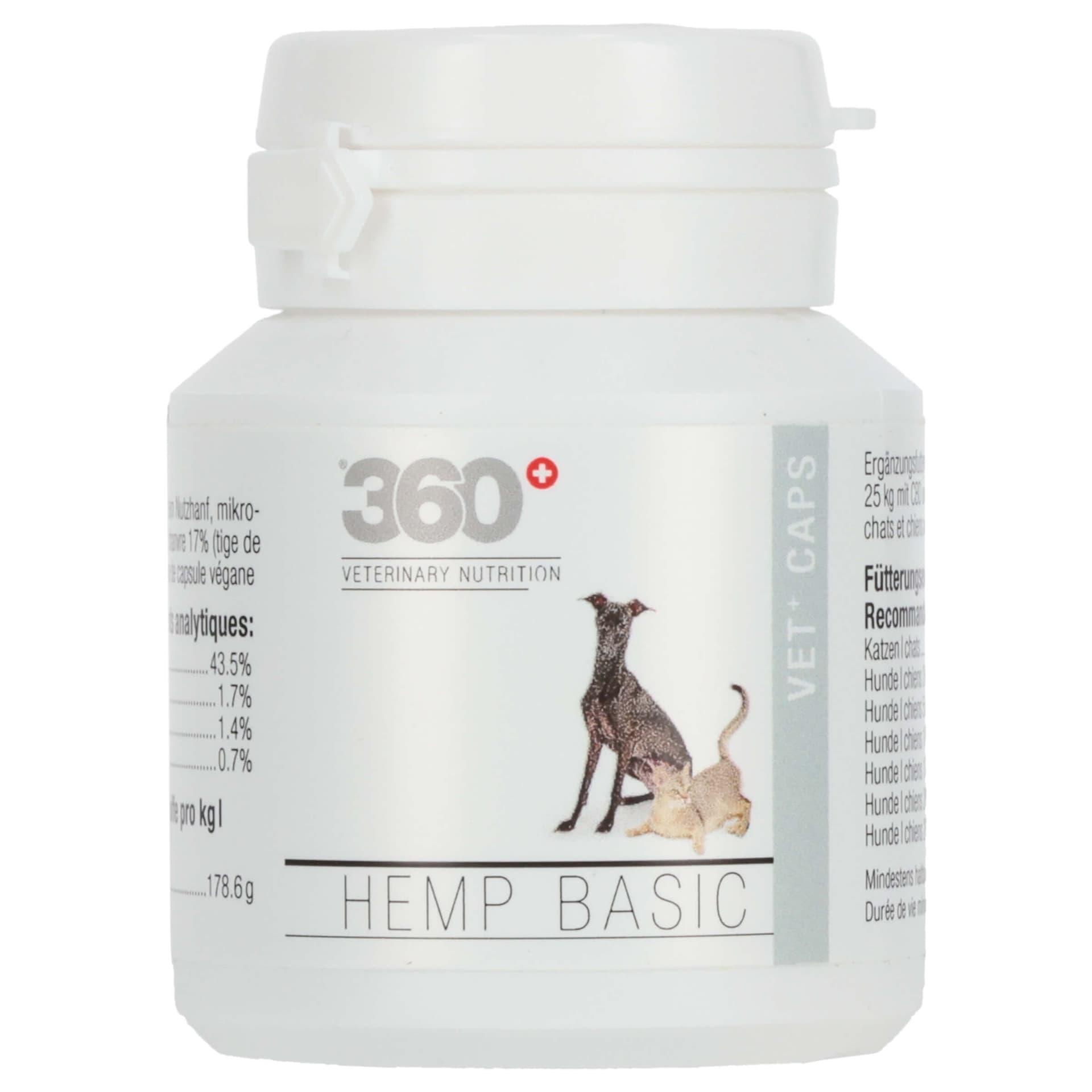 Veterinary Nutrition® VET+ CAPS Pet Hemp Basic