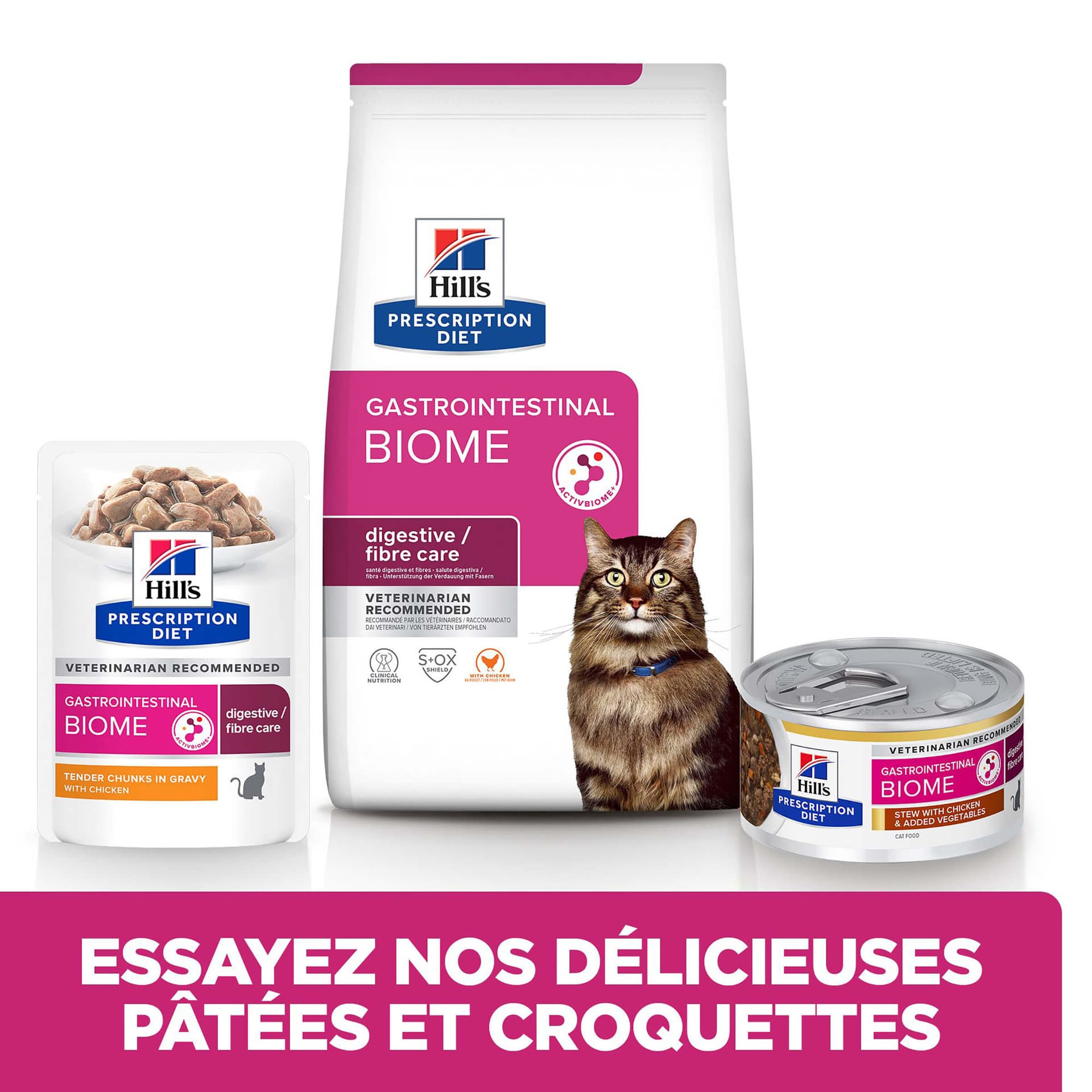 Katze Prescription Diet Gastrointestinal Biome Ragout mit Huhn & Gemüse