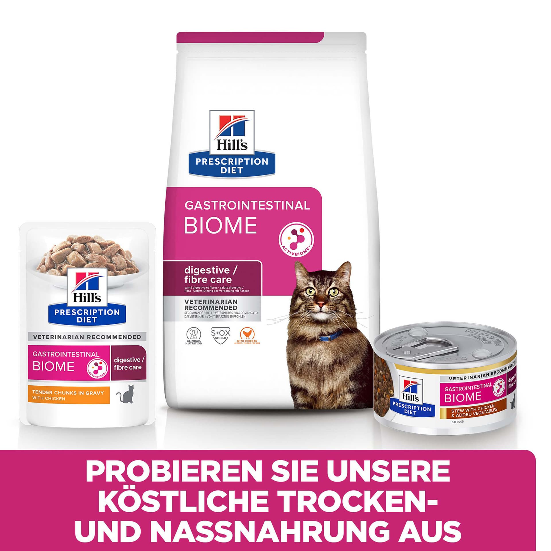 Katze Prescription Diet Gastrointestinal Biome Ragout mit Huhn & Gemüse