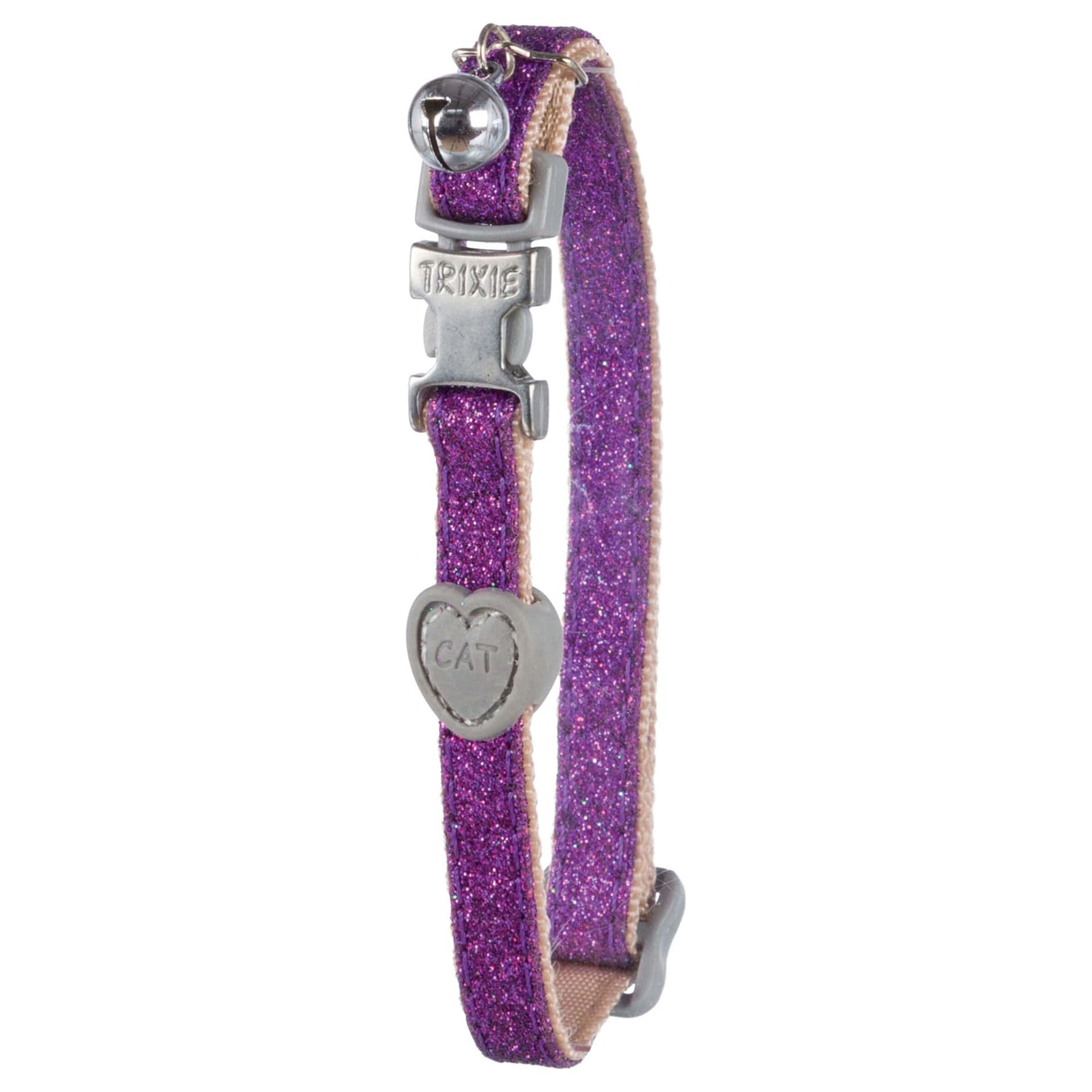 Katzenhalsband Glitzer Uni