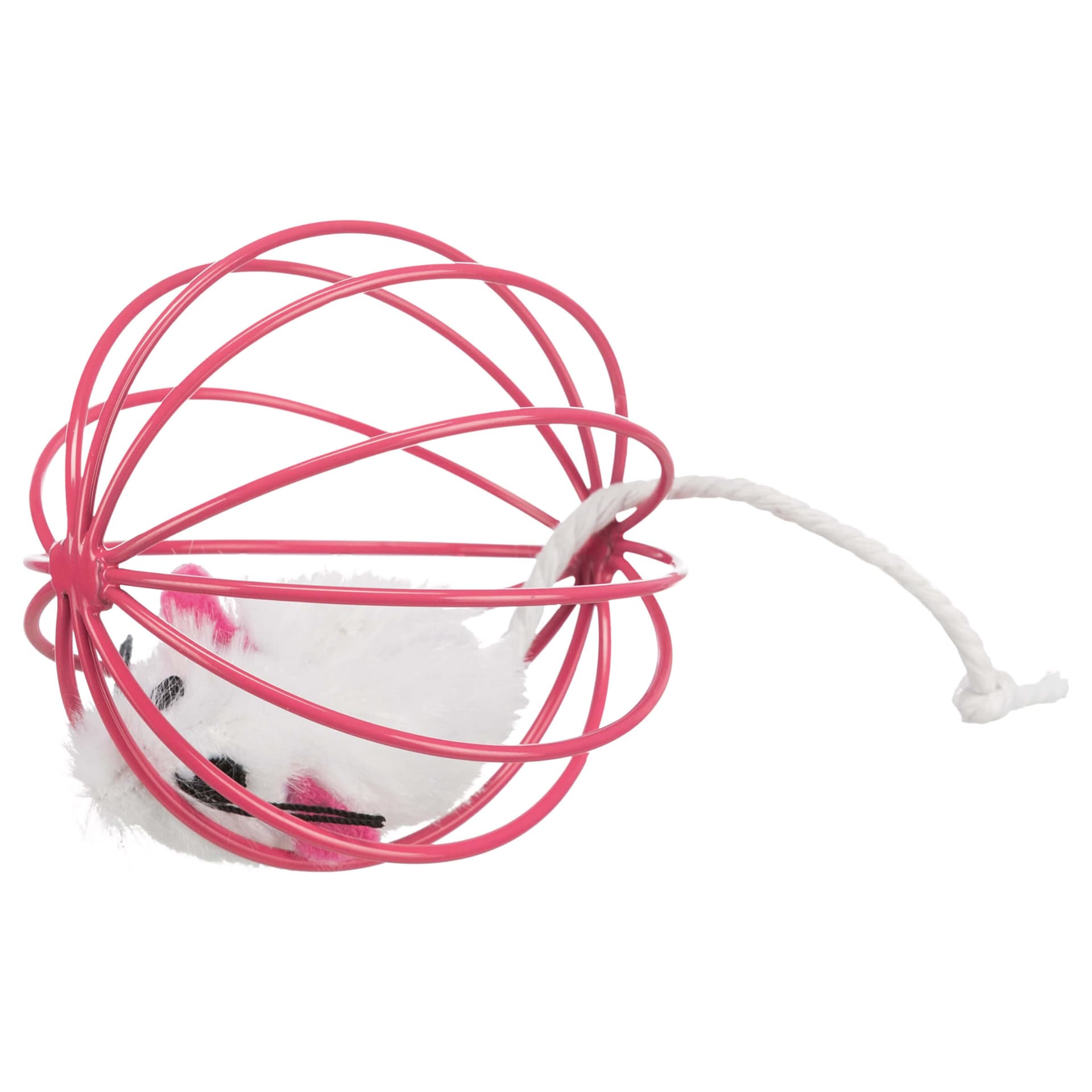 Plüschmausim Gitterball