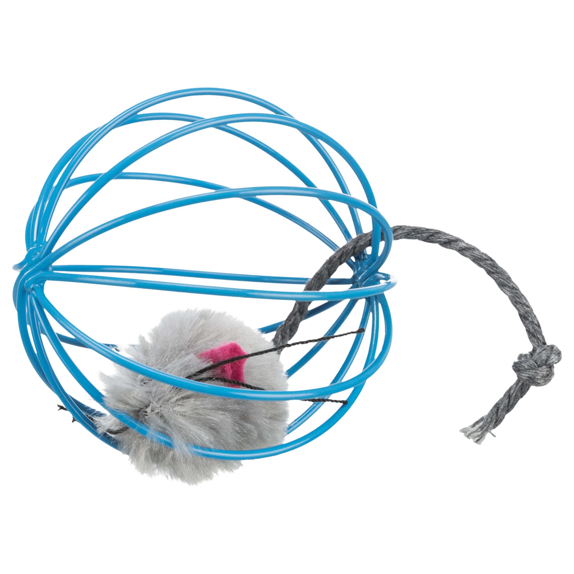 Plüschmausim Gitterball