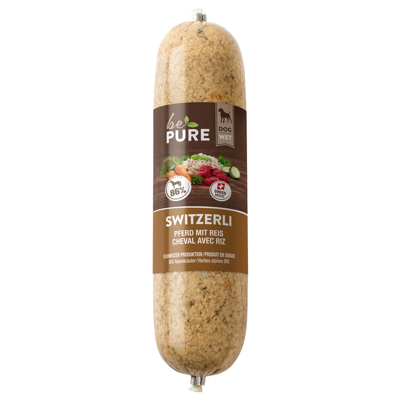 Switzerli Pferd mit Reis