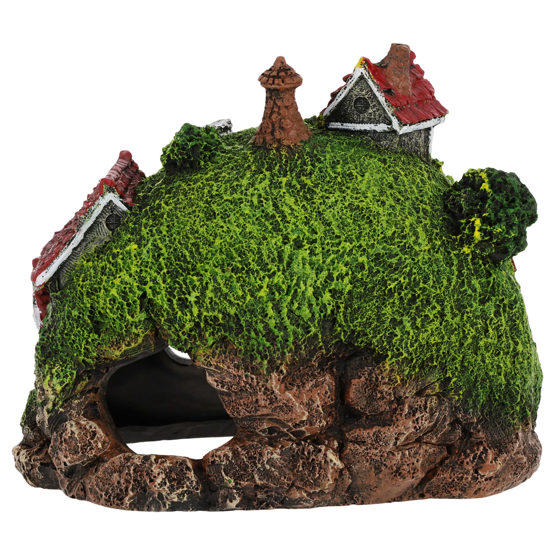Aquariumdekoration Hobbit-Haus
