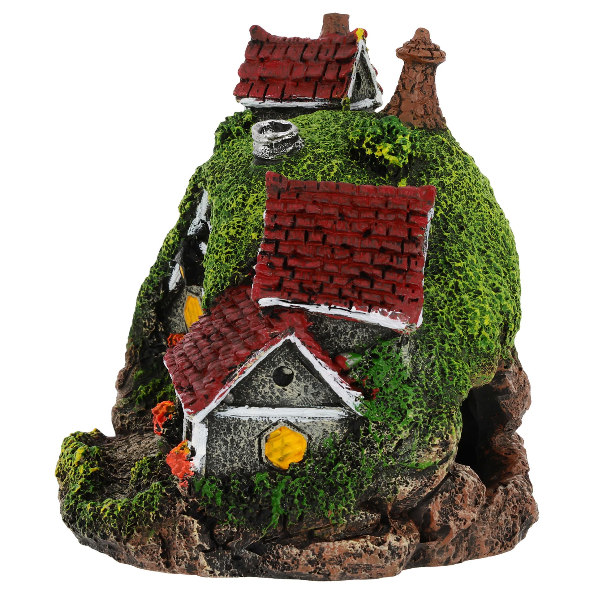Aquariumdekoration Hobbit-Haus